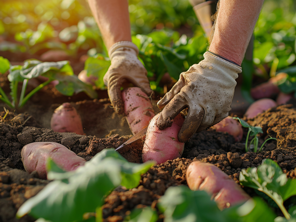 rendement patate douce au mètre carré : optimisez votre potager  pour illustrer cet article  je vous suggère d utiliser les mots-clés  potager  et  patate douce  pour trouver des images pertinentes