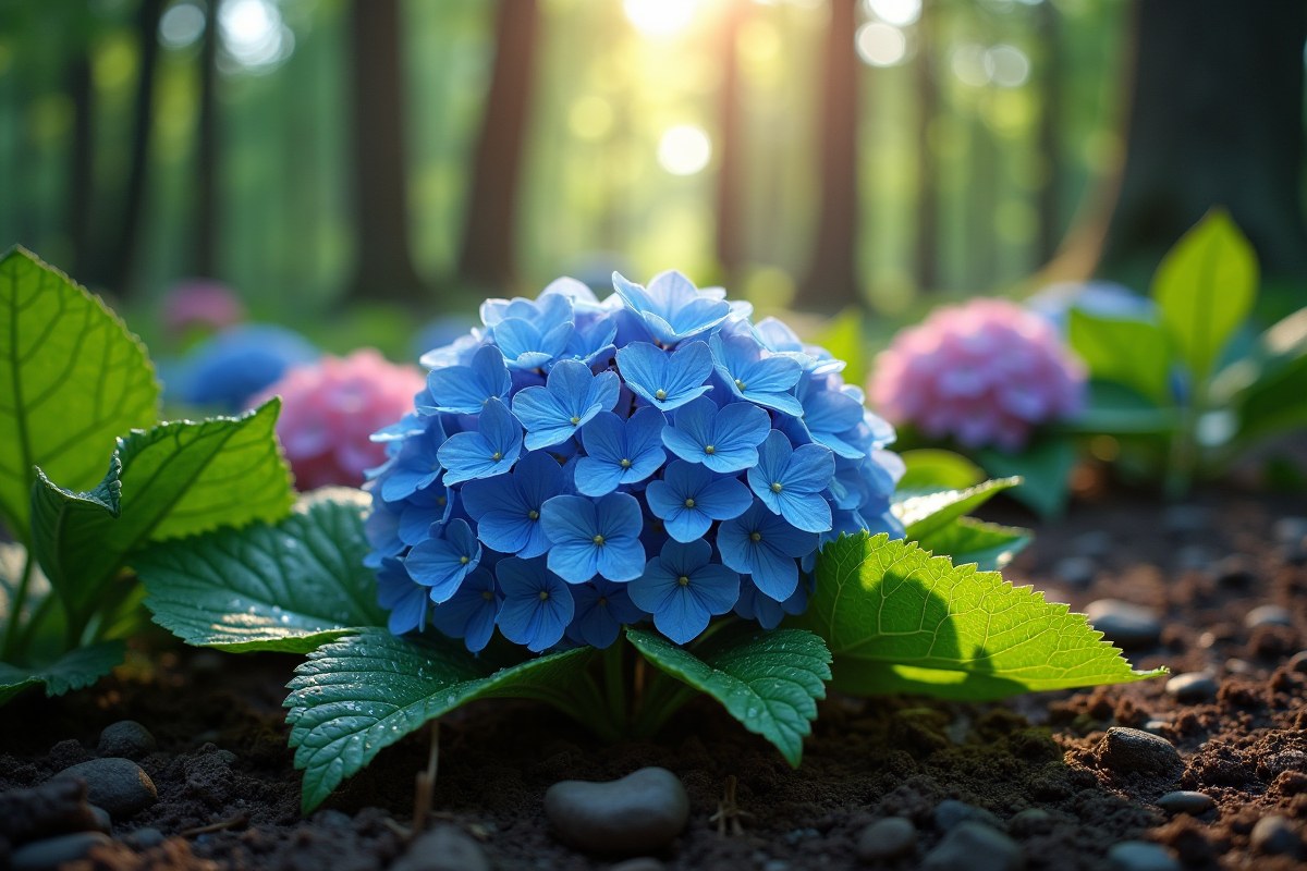 hortensias ombre
