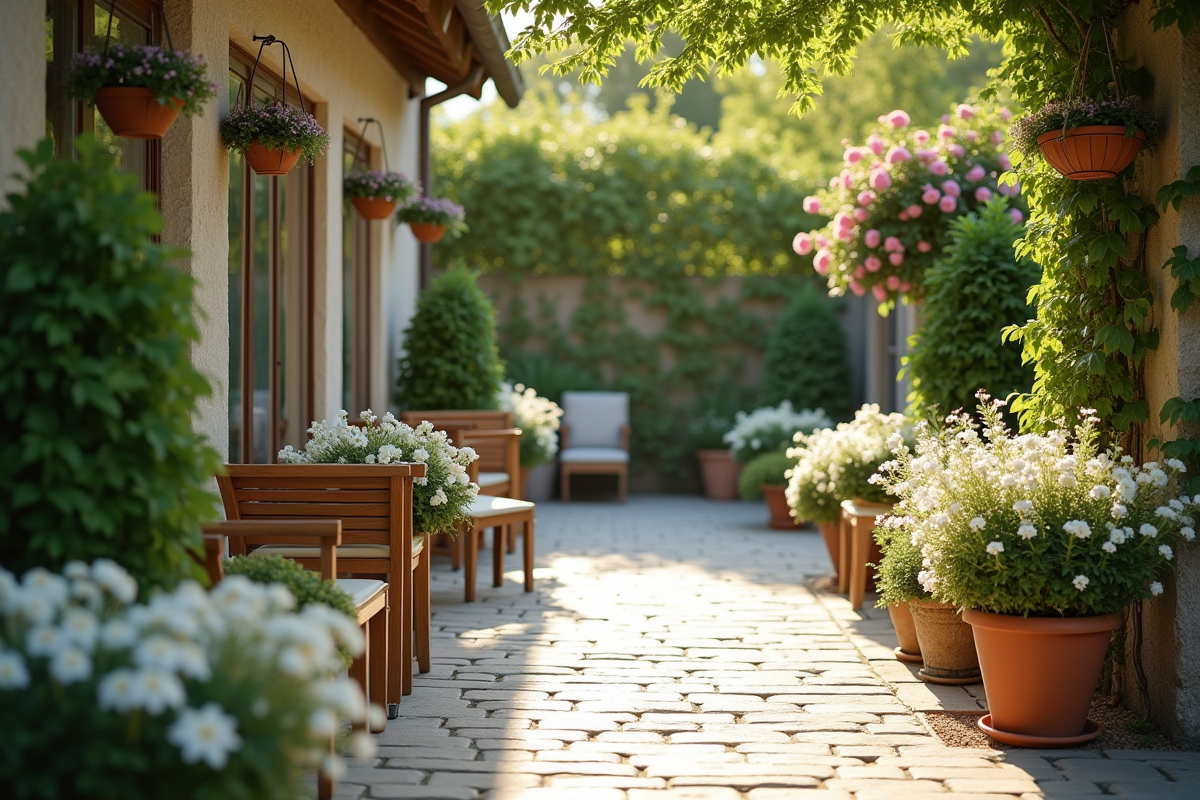 fleurs blanches