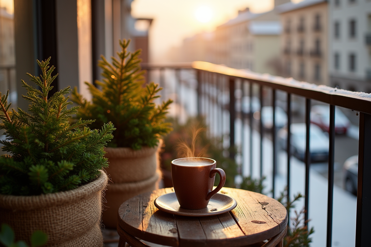 jardinières hiver