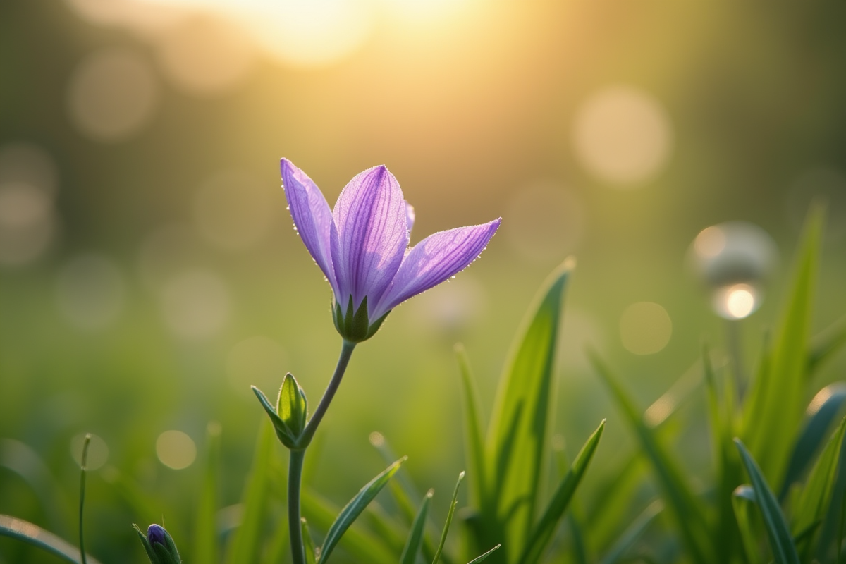 fleurs violettes